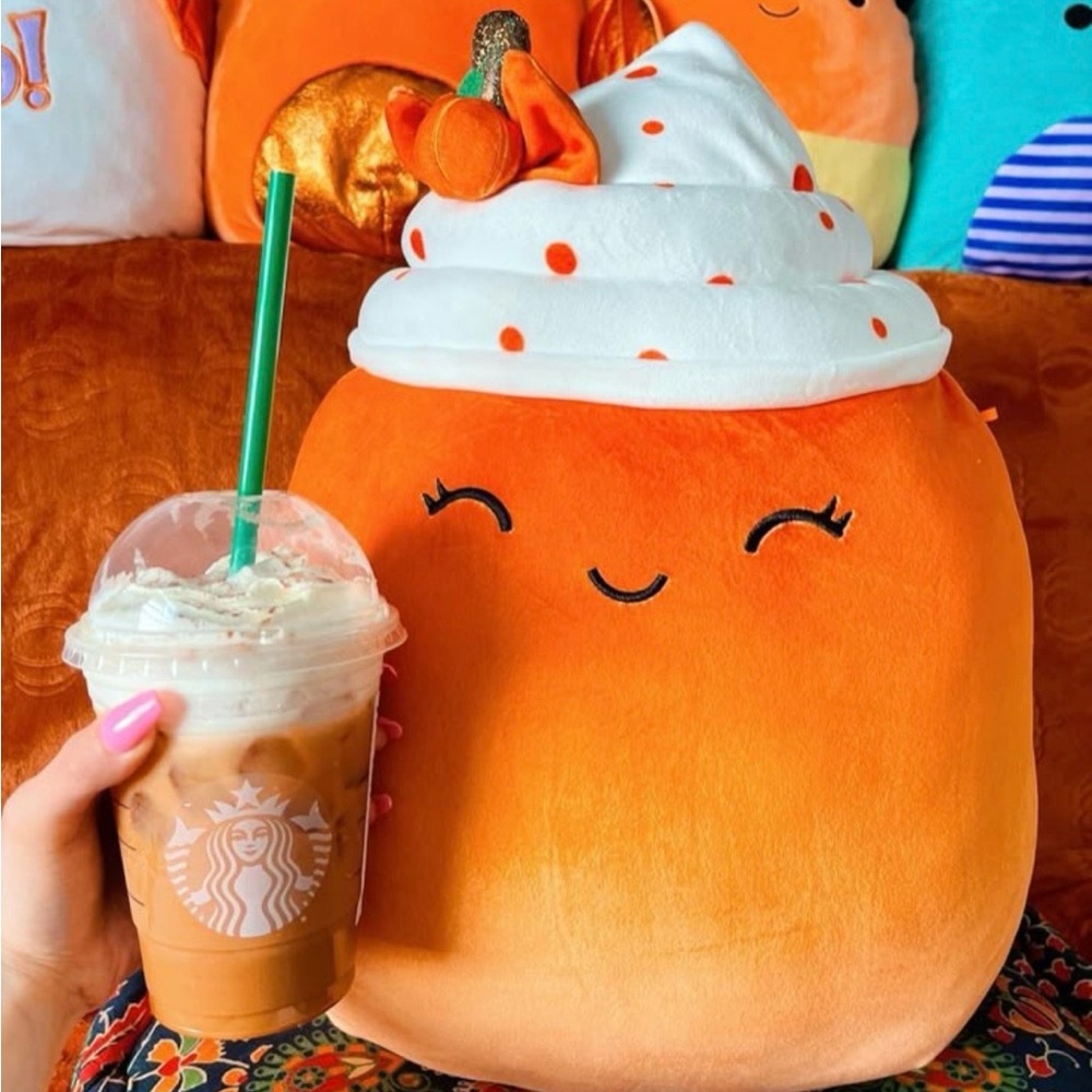 Squishmallows 16-inch Kendla the Pumkin Spice Latte NWT